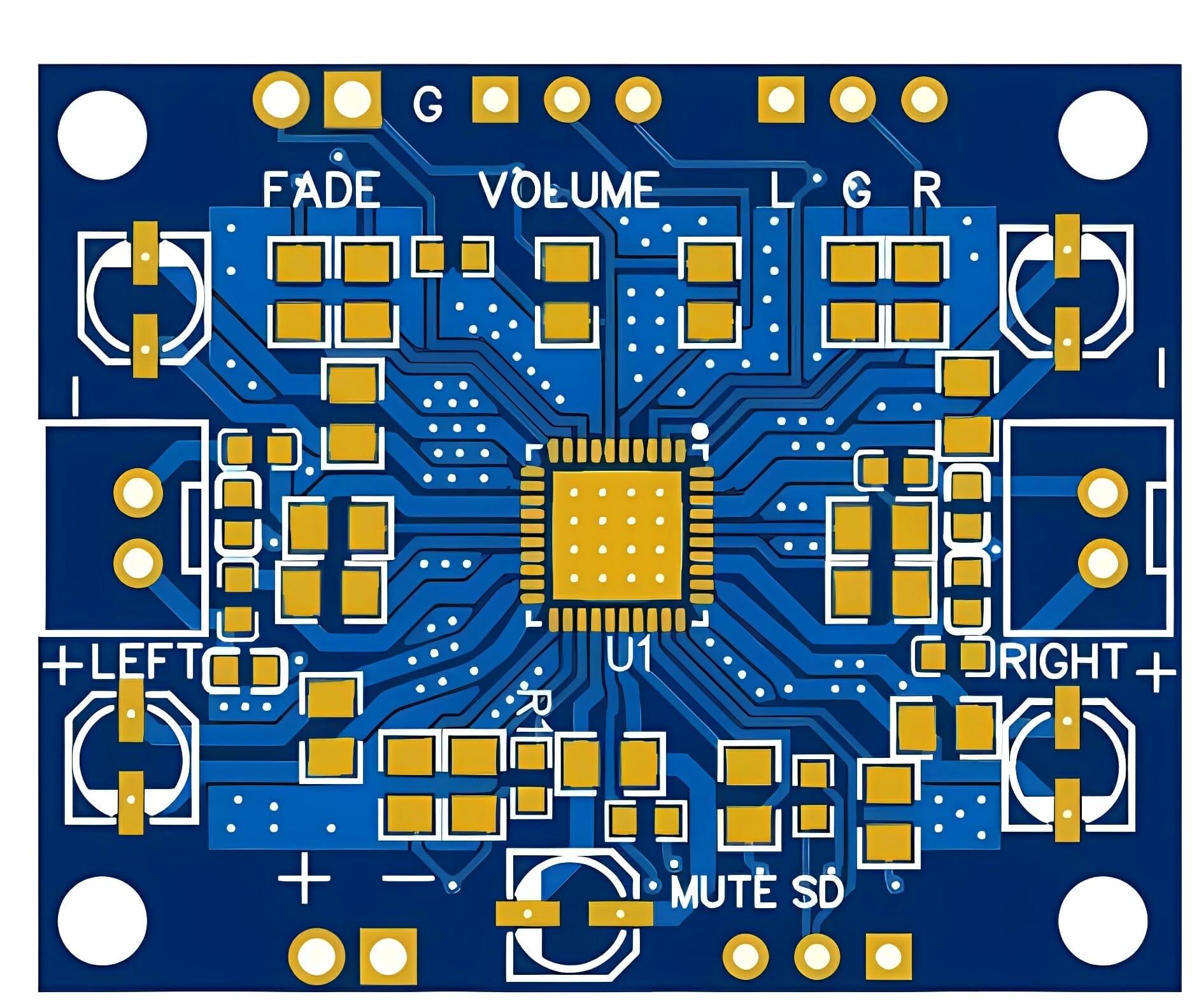 PAM8610 Stereo Class-D Audio Amplifier 10W - Xtronic