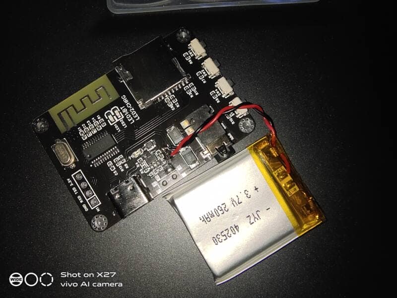 Ac6955F Bluetooth 5.1 Audio Module + Sd Card Battery