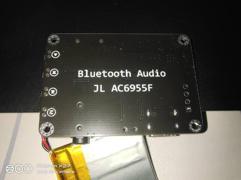 Ac6955F Bluetooth 5.1 Audio Module + Sd Card Pcb Bottom