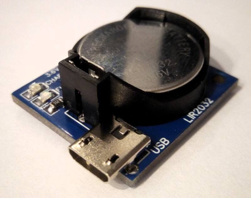 LIR2032 battery charger circuit with TP4056