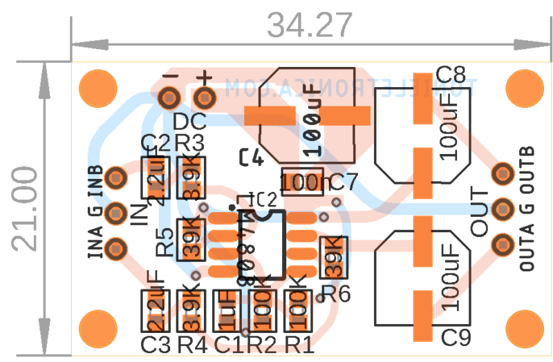 Lm4808 Pcb Component View