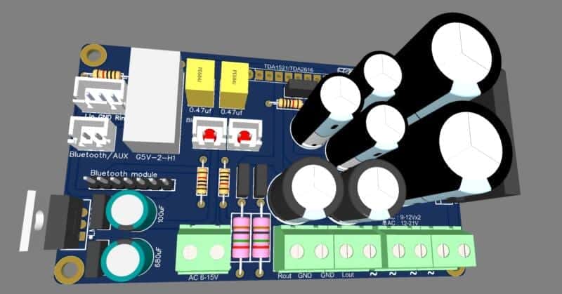 TDA2616 Or TDA1521 Audio Power Amplifier Module - Xtronic