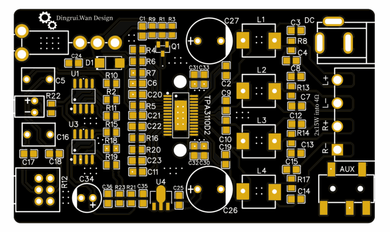 Tpa3110 Mini D Class Power Amplifier Tpa3110D2 Pcb 2 Tpa3110 Tpa3110 Mini D Class Power Amplifier Tpa3110D2 Diy 5 Amplifier, Amplifier Tda, Audio, Audio Module, Circuits, Class D, Class D Amplifier, Digital Audio, Power Amplifier, Power Amplifier Circuit, Pre-Amplifier, Tpa3110, Tpa3116, Tpa3118 Tpa3110 Mini D Class Power Amplifier Tpa3110D2 Pcb 2