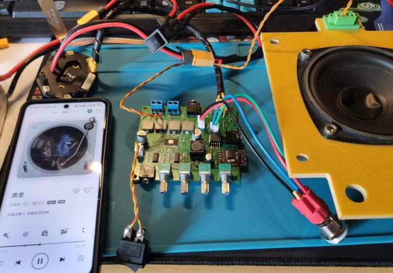Tpa3126D2 Power Amplifier + Aux + Bluetooth Box