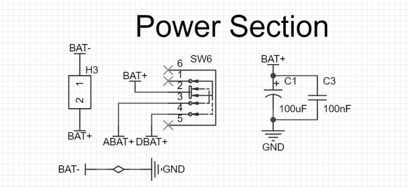 Circuit Tracking And Obstacle Avoidance Car Power Section Obstacle Avoidance Car Circuit Tracking And Obstacle Avoidance Car 2 Circuits, Light / Led, Tutorial, Videos Circuit Tracking And Obstacle Avoidance Car Power Section