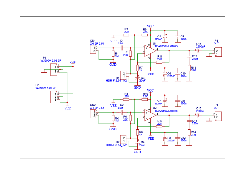TDA2050 Or Lm1875 Stereo Power Amplifier DIY - Xtronic