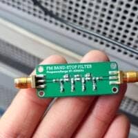 Circuit FM band stop filter (notch filter)