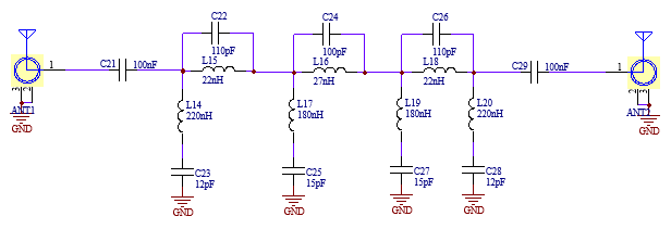 Schematic Circuit Fm Band Stop Filter (Notch Filter)