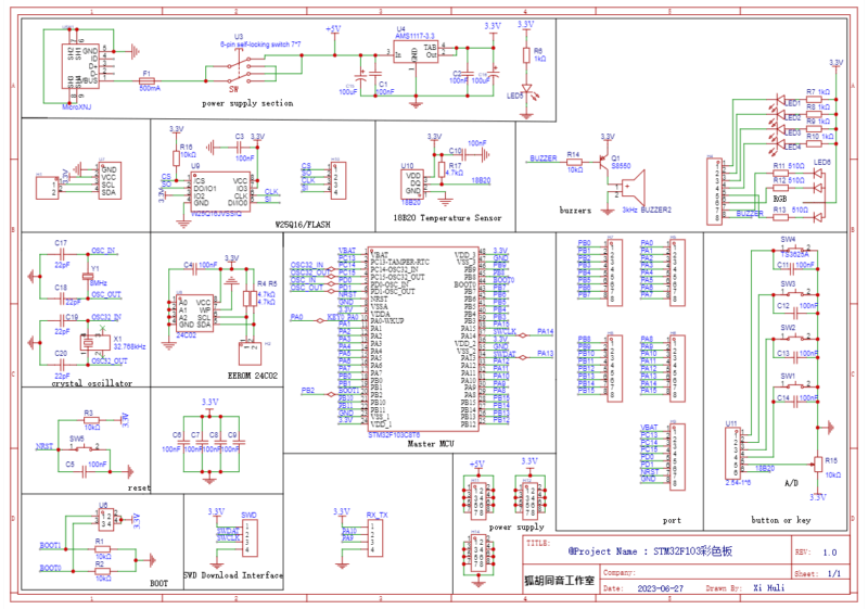 Schematic Stm32F103 Pcb Stm32 Mcu Family Developer Board