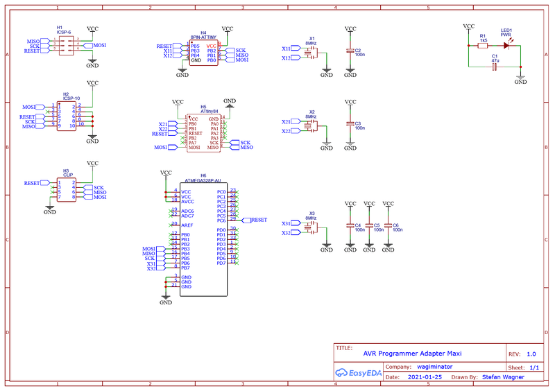 Schematic Avr Programmer Smd Zif Adapter Maxi Soic 8 Soic 14 Tqfp 32 Avr Programmer Smd Zif Adapter Avr Programmer Smd Zif Adapter Maxi Soic-8 Soic-14 Tqfp-32 1 Arduino, Atmega, Atmega328, Attiny, Avr, Circuits, Download, Electronic Software, Microchip, Microcontroller, Pcb, Tips Schematic Avr Programmer Smd Zif Adapter Maxi Soic-8 Soic-14 Tqfp-32