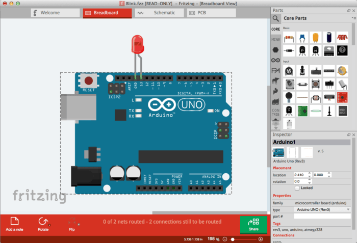 Download Fritzing Electronic Design Automation Software